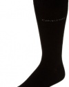 Calvin Klein Men's Egyptian Cotton Dress Socks, Black, 7-12