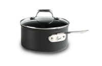 Emeril Hard Anodized 1-Quart Non-Stick Sauce Pan with Glass Lid Emeril Hard Anodized 1-Quart Non-Stick Sauce Pan with Glass Lid