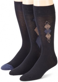 Dockers Men's 3-Pack Performance Dress Argyle Socks