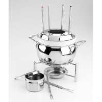 All-Clad 2.5-qt. Polished SS exterior Stainless Fondue Set All-Clad 2.5-qt. Polished SS exterior Stainless Fondue Set