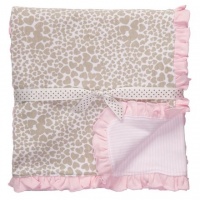 Carter's Baby Girls Little Layette 2 Ply Reversible Pink Ruffle Baby Blanket 28x34 - One Size Carter's Baby Girls Little Layette 2 Ply Reversible Pink Ruffle Baby Blanket 28x34 - One Size