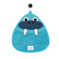 3 Sprouts Bath Toy Storage Bag, Blue Walrus 3 Sprouts Bath Toy Storage Bag, Blue Walrus