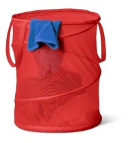 Honey-Can-Do HMP-01261 Pop-Up Mesh Spiral Hamper, Large, Red Honey-Can-Do HMP-01261 Pop-Up Mesh Spiral Hamper, Large, Red