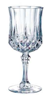 Cristal d'Arques Longchamps Diamax Stemware Wine Glasses, Set of 4 Cristal d'Arques Longchamps Diamax Stemware Wine Glasses, Set of 4