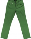 Lauren Jeans Co. Women's Slimming Modern Straight Ankle Jeans (Cricket Green) (10)