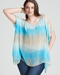 Mixing urban chic with bohemian romance, this tie-dye Bloomingdale's Exclusive Gypsy 05 Plus top is an easy way to up your style game. Mixing urban chic with bohemian romance, this tie-dye Bloomingdale's Exclusive Gypsy 05 Plus top is an easy way to up your style game.