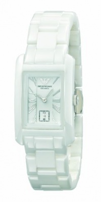 Armani Quartz Ceramic White Dial Women's Watch - AR1409