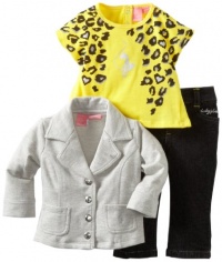 Baby Phat - Kids Baby-girls Newborn Jacket and Denim Pant Set, Black, 3-6 Months Baby Phat - Kids Baby-girls Newborn Jacket and Denim Pant Set, Black, 3-6 Months