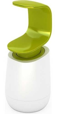 Joseph Joseph C-Pump Single-Handed Soap Dispenser, White Joseph Joseph C-Pump Single-Handed Soap Dispenser, White
