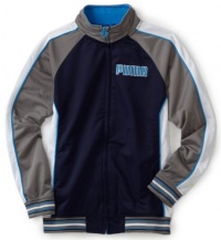 Puma Boys 8-20 Angles Jacket, Navy, Large Puma Boys 8-20 Angles Jacket, Navy, Large
