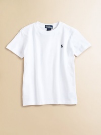 This timelessly preppy tee is rendered in durable, soft cotton jersey.CrewneckShort sleevesPullover styleCottonMachine washImported This timelessly preppy tee is rendered in durable, soft cotton jersey.CrewneckShort sleevesPullover styleCottonMachine washImported
