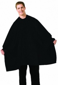 Betty Dain Betty Dain Classic Stripe Barber Cutting Cape, Solid Black Seersucker, 6.72 Ounce Betty Dain Betty Dain Classic Stripe Barber Cutting Cape, Solid Black Seersucker, 6.72 Ounce
