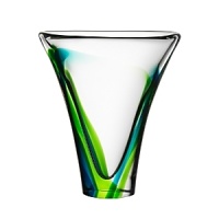 Verdant and fresh, Goran Warff's blown glass vases feature harmonious forms infused with transparent pops of green and blue. Verdant and fresh, Goran Warff's blown glass vases feature harmonious forms infused with transparent pops of green and blue.