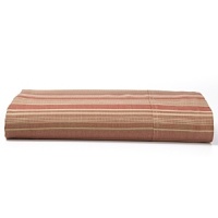The intricate design of an antique Persian Rug in terracotta, bronze and cream tones inspires this unique Ralph Lauren fitted sheet. The intricate design of an antique Persian Rug in terracotta, bronze and cream tones inspires this unique Ralph Lauren fitted sheet.