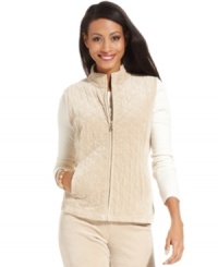 Layer up in Charter Club's quilted vest. It's perfectly weekend-ready with your favorite lounge pants and tee! Layer up in Charter Club's quilted vest. It's perfectly weekend-ready with your favorite lounge pants and tee!