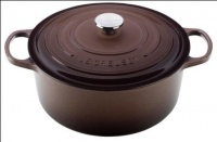 Le Creuset Round Oven 5.5 Quart Signature Truffle