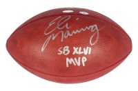 Eli Manning Signed NFL Game Ball w/ SB XLVI MVP - Holo - Steiner Sports Certified - Autographed Footballs Eli Manning Signed NFL Game Ball w/ SB XLVI MVP - Holo - Steiner Sports Certified - Autographed Footballs
