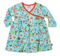 Zutano Baby-Girls Infant Penny Lane Long Sleeve Wrap Dress, Aqua, 18 Months Zutano Baby-Girls Infant Penny Lane Long Sleeve Wrap Dress, Aqua, 18 Months