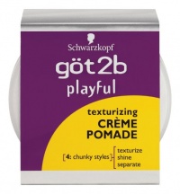 Got2b Playful Texturizing Crème Pomade, 2-Ounce (Pack of 2) Got2b Playful Texturizing Crème Pomade, 2-Ounce (Pack of 2)