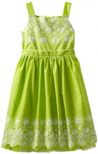 Bloome Girls 7-16 Plus Size Eyelet Occasion Dress, Lime, 14.5 Bloome Girls 7-16 Plus Size Eyelet Occasion Dress, Lime, 14.5