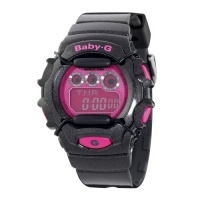 Casio Women's BG1006SA-1CR Baby-G Black and Pink Digital Sport Watch