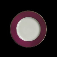 Haviland Laque de Chine Platinum Aubergene Bread & Butter Plate 6.3 in Haviland Laque de Chine Platinum Aubergene Bread & Butter Plate 6.3 in
