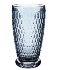 Make all your gatherings sparkle with Boston Colored glassware. A textured, diamond-shaped pattern on lead crystal radiates vintage sophistication. Make all your gatherings sparkle with Boston Colored glassware. A textured, diamond-shaped pattern on lead crystal radiates vintage sophistication.