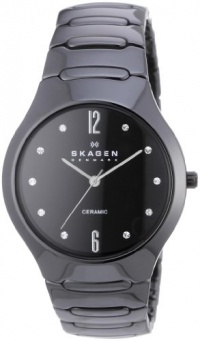 Skagen Women's SK817SBXBC Ceramic Black Dial Watch Skagen Women's SK817SBXBC Ceramic Black Dial Watch