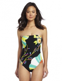 Trina Turk Women's Fuji Fans One Piece, Multi, 8 Trina Turk Women's Fuji Fans One Piece, Multi, 8