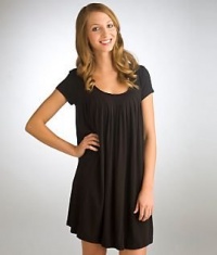 DKNY Seven Easy Pieces Modal Cap Sleeve Sleepshirt, M, Black DKNY Seven Easy Pieces Modal Cap Sleeve Sleepshirt, M, Black