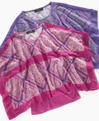 Intricate detailing on these Carlie diamond tops from Jessica Simpson give her a compliment-catching look. (Clearance) Intricate detailing on these Carlie diamond tops from Jessica Simpson give her a compliment-catching look. (Clearance)