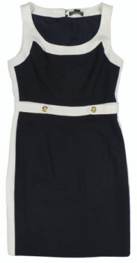 Lauren Ralph Lauren Women's Colorblock Linen Sheath Dress Lauren Ralph Lauren Women's Colorblock Linen Sheath Dress