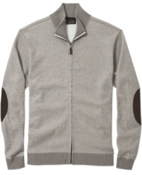 Add appeal to any outfit with this houndstooth cardigan from Tasso Elba. Add appeal to any outfit with this houndstooth cardigan from Tasso Elba.