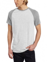 Calvin Klein Jeans Men's Baseball Stripe Crew Calvin Klein Jeans Men's Baseball Stripe Crew