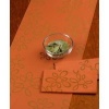 Calvin Klein Graphic Jacquard 60x118 Rectangle Tablecloth in Sumac (Rust)