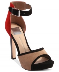 DV by Dolce Vita's Pica platform sandals add a splash of color to your nude collection. DV by Dolce Vita's Pica platform sandals add a splash of color to your nude collection.
