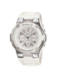Casio Women's BGA110-7B Baby-G Shock Resistant White Analog Sport Watch Casio Women's BGA110-7B Baby-G Shock Resistant White Analog Sport Watch