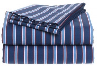 Tommy Hilfiger Christopher Sheet Set, Blue, Queen Tommy Hilfiger Christopher Sheet Set, Blue, Queen
