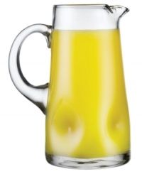 Get a good grip on sangria, juice or iced tea with the Silhouettes pitcher. When you aren't carrying it by the handle, beveled indents feel comfortable in-hand and look cool and contemporary on casual tables. Coordinates with the drinkware collection. Get a good grip on sangria, juice or iced tea with the Silhouettes pitcher. When you aren't carrying it by the handle, beveled indents feel comfortable in-hand and look cool and contemporary on casual tables. Coordinates with the drinkware collection.