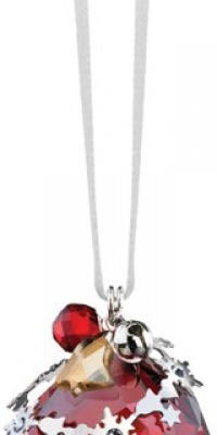 Swarovski Light Siam Satin Christmas Ornament Swarovski Light Siam Satin Christmas Ornament