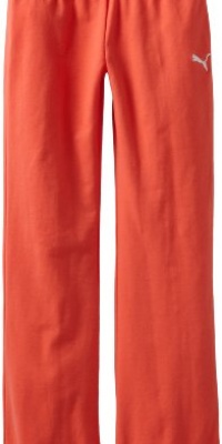 Puma - Kids Girls 7-16 Core Yoga Pant, Orange, Medium Puma - Kids Girls 7-16 Core Yoga Pant, Orange, Medium