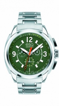 ESQ Movado Men's 07301416 esq Excel tm Stainless Steel with Green Dial Watch ESQ Movado Men's 07301416 esq Excel tm Stainless Steel with Green Dial Watch