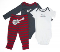 Carter's 3 Piece Future Rockster Bodysuit Pants Set Guitar Carter's 3 Piece Future Rockster Bodysuit Pants Set Guitar