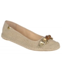 Pretty flats with a touch of wooden detail. The Unice espadrille flats by Etienne Aigner Wood are cute and casual, but never plain. Pretty flats with a touch of wooden detail. The Unice espadrille flats by Etienne Aigner Wood are cute and casual, but never plain.
