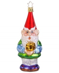 In the spirit of giving, present someone special with this Share the Love Christmas ornament. Mouth-blown and hand-painted for a signature Inge-Glas look. In the spirit of giving, present someone special with this Share the Love Christmas ornament. Mouth-blown and hand-painted for a signature Inge-Glas look.