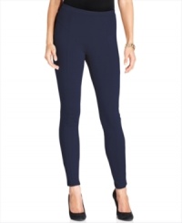 Grace Elements' skinny ponte pants are the basis for fashionable fall outfits--layer with tunics, jewels and tall boots for cool-weather perfection. Grace Elements' skinny ponte pants are the basis for fashionable fall outfits--layer with tunics, jewels and tall boots for cool-weather perfection.