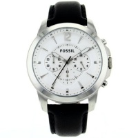 Fossil Men's FS4647 Stainless Steel Analog Silver Dial Watch