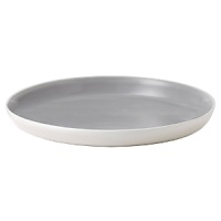 Soft gray contrasts warmly with a rich cream hue, giving this versatile platter from Vera Wang an earthy, understated elegance. Soft gray contrasts warmly with a rich cream hue, giving this versatile platter from Vera Wang an earthy, understated elegance.