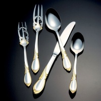 Yamazaki Cache Gold Accent 5-piece Place Setting Yamazaki Cache Gold Accent 5-piece Place Setting