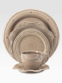 A beautiful stoneware plate is crafted in Portugal with elegant curves to bring rustic detail and irresistibly romantic European charm to a dinner or party. From the Berry & Thread CollectionCeramic stoneware7 diam.Dishwasher- & microwave-safeImported A beautiful stoneware plate is crafted in Portugal with elegant curves to bring rustic detail and irresistibly romantic European charm to a dinner or party. From the Berry & Thread CollectionCeramic stoneware7 diam.Dishwasher- & microwave-safeImported